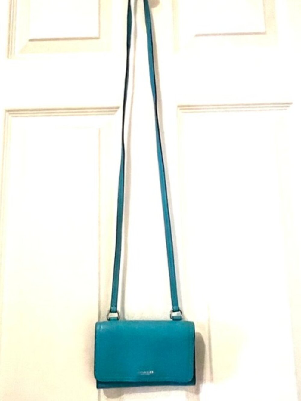 Coach Summer Blue Cross-body Mini Purse